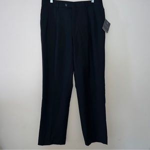 Mens Giorgio Cosani Wool Black Dress Pants Size 34W NWT